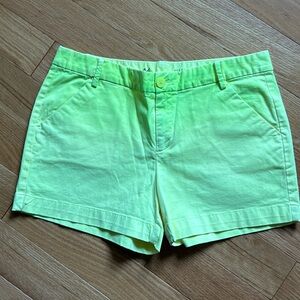 Neon Khaki Shorts